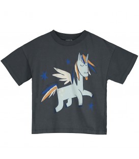 Wide Fit T-shirt Pegasus Stars Anthracite