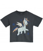 T-shirt fit largo Pegasus Stars antracite