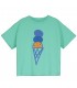 Wide Fit T-shirt Ice Cream Mint