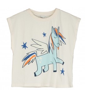 Sleeveless Pegasus Stars Off White