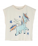 T-shirt s/manga Pegasus Stars branca