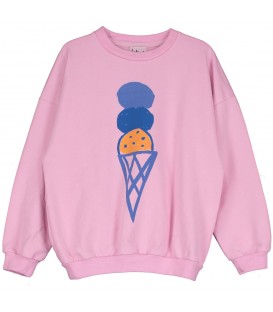 Camisola Ice Cream rosa pastilha elástica