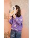 Sweatshirt Pegasus AOP Violet