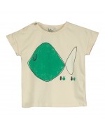 S/sleeve Baby T-shirt Big Fish Vanilla