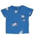 S/sleeve Baby T-shirt Seagull AOP Royal Blue