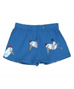 Baby Shorts Seagull AOP Royal Blue