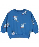 Baby Sweatshirt Seagull AOP Royal Blue