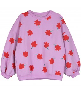 Sweatshirt Poppies AOP Verbena