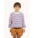 Stripes Multicolor Sweatshirt Light Cream