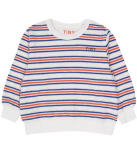 Stripes Multicolor Sweatshirt Light Cream