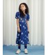 Sailing Boats Woven Dress