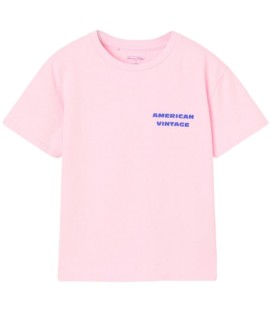 T-shirt Fizvalley Vintage Baby Pink