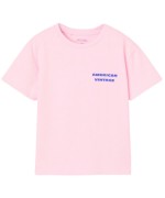 T-shirt Fizvalley Vintage Baby Pink